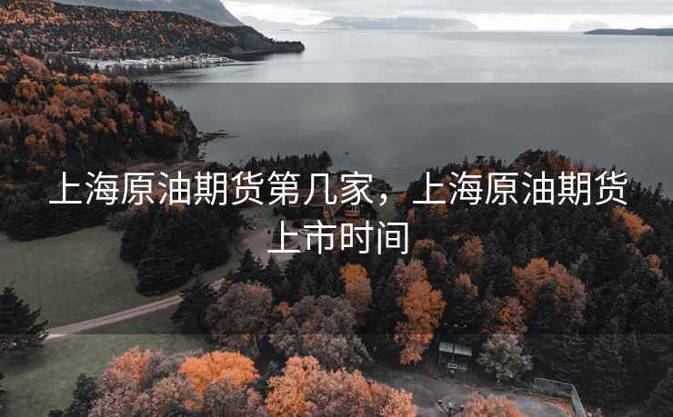 上海原油期货第几家,上海原油期货上市时间