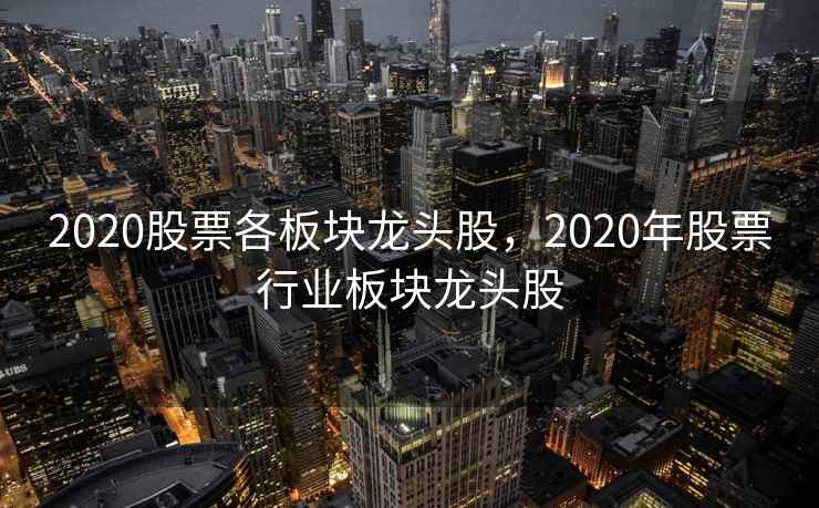 2020股票各板块龙头股，2020年股票行业板块龙头股