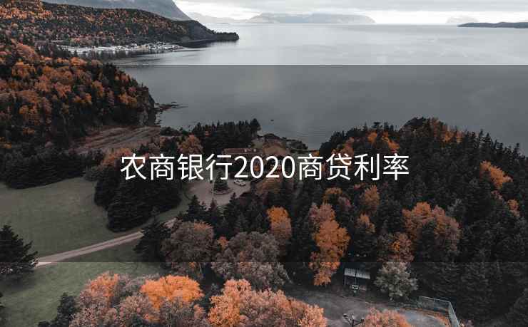 农商银行2020商贷利率