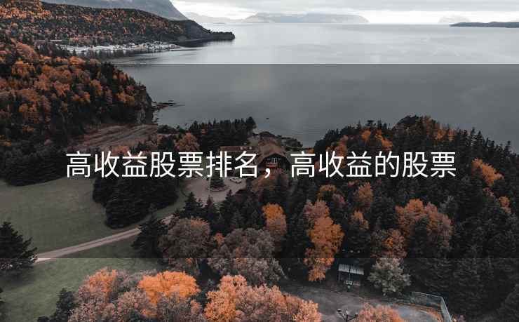 高收益股票排名,高收益的股票