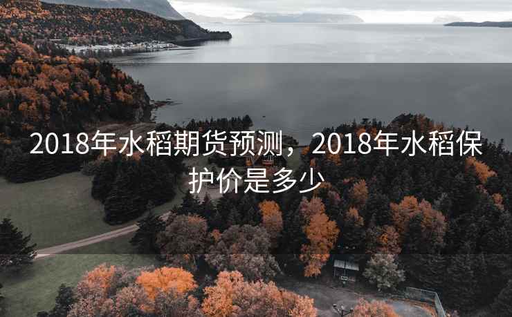 2018年水稻期货预测,2018年水稻保护价是多少